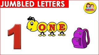 110 Jumbled Number Names  Scrambled Words of Numbers  Learn Number Spellings [upl. by Manaker]