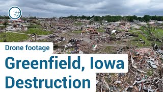 Horrific tornado damage in Greenfield Iowa [upl. by Soracco]