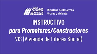 Video Instructivo Promotor Constructor  VIS [upl. by Ennayehc747]