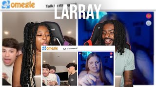 LARRAY  Omegle but EVERYTHING goes wrong  REACTION [upl. by Maleki]