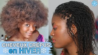 5 CONSEILS pour éviter la casse des cheveux crépus en HIVER🥶  longs cheveux malgré le froid🥰 [upl. by Helaina261]