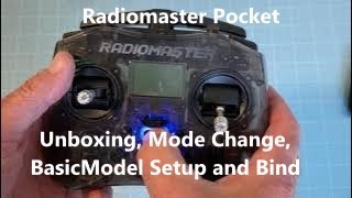 RadioMaster Pocket Unboxing and Basic Setup [upl. by Anchie]