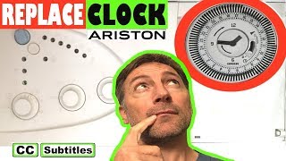 How to replace Clock on Ariston MicroGenus Boiler 999599 [upl. by Henderson895]