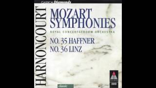 Mozart Haffner symphony K 385  Harnoncourt [upl. by Cut547]