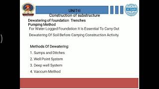 Construction of Substructure Lec16 [upl. by Leihcar]