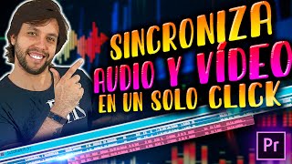 como sincronizar audio y video en adobe premiere pro cc 2020 FACIL Y RAPIDO  premiere pro 2020 [upl. by Krahmer]