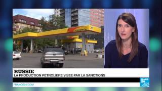 Russie  la production pétrolière visée par les sanctions [upl. by Olimac]