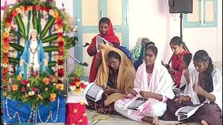 English Rosary by school Girls  AKHANDA JAPAMALA  PERECHERLA [upl. by Ashlin]