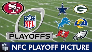 NFL Playoff Picture Wild Card Matchups Schedule Bracket Dates Times For 2024 NFL Playoffs  NFC [upl. by Iru]