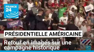 Présidentielle américaine  retour en images sur une campagne historique • FRANCE 24 [upl. by Dolphin]