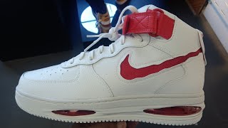 Nike Air Force 1 Mid Evo white red [upl. by Danila764]