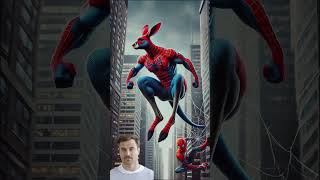 🐾 Amazing SpiderAnimals Meet the Wild WebSlingers 🕷️🌍 SpiderMan AnimalHeroes Marvelshorts [upl. by Nomyar457]