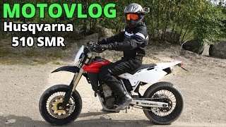 MOTOVLOG MED MELLOMTUNG MOTORSYKKEL  Husqvarna 510 SMR  Motovlog [upl. by Snevets497]