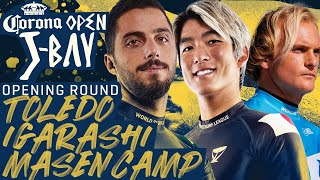 Filipe Toledo Kanoa Igarashi Adin Masencamp  Corona Open JBay 2023  Opening Round Heat Replay [upl. by Gnah]