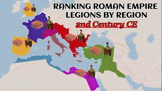 Ranking Roman Legions by Province True SIZE of Roman Empire Army  Animated DOCUMENTARY [upl. by Radley]