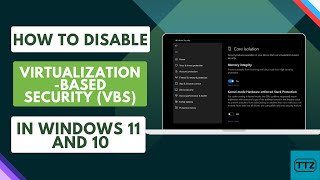 How to Disable VBS on Windows 11 or 10 Permanently  Boost Gaming Performance [upl. by Toile]