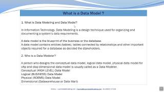 What is Data Model and Who is a Data Modeler  Data Modeling Interview Questions and Answers [upl. by Norman]