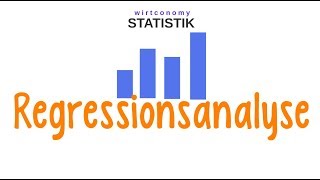 Regressionsanalyse  lineare Regression Einführung  Statistik  wirtconomy [upl. by Neevan]