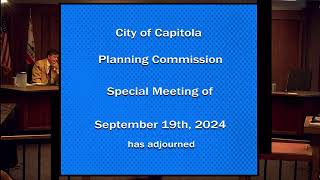 Capitola City Council 9122024 [upl. by Lisette]