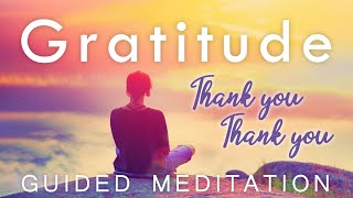 GRATITUDE Guided Meditation 141 Thank You Affirmations ★ Listen for 14 Days to Create Miracles [upl. by Danica]