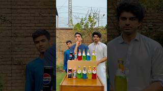 Bros match the soda challenge Who will win soda games shorts [upl. by Anyad]