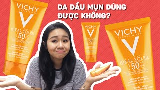 Kem Chống Nắng Vichy Tốt Thật Không  Vichy Capital Idéal Soleil SPF 50 UVB  UVA [upl. by Nyrad]