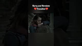 ❤️Harry amp Hermione Transition❤️harrypotteredit shorts [upl. by Lepine]