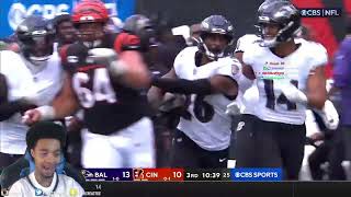 FlightReacts To Baltimore Ravens vs Cincinnati Bengals Game Highlights  NFL 2023 Week 2 [upl. by Artur30]