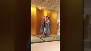 Maiko Geisha dance in Kyoto Japan 宮川町 舞妓ちゃん舞踊 shorts [upl. by Westberg]