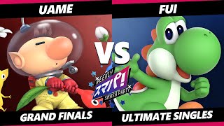 Sumapa 118 GRAND FINALS  Fui Yoshi Vs Uame Olimar Smash Ultimate  SSBU [upl. by Nyrad685]