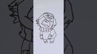 Sadness inside out 2 disney music cover song singing art poppyfnf fnf drawing [upl. by Assennev151]