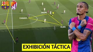 ANÁLISIS TÁCTICO BARÇA 70 VALLADOLID LA LIGA  FLICK RESUCITA AL EQUIPO [upl. by Mackey]