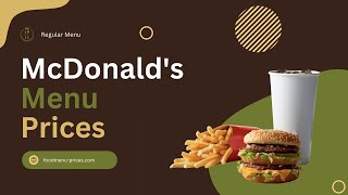 How to Check McDonalds Menu Prices [upl. by Noiwtna]