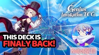 FiNaLy Is back with an FTK  Genshin Impact TCG [upl. by Korwin]