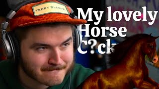 Jschlatt reacts to quotNo Cck Like Horse Cckquot [upl. by Lesab]