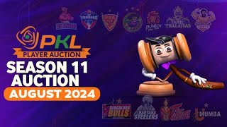 PKL Season 11 Starting Date amp Auction Date amp Final Date  Kabaddi Sport [upl. by Cuttler]