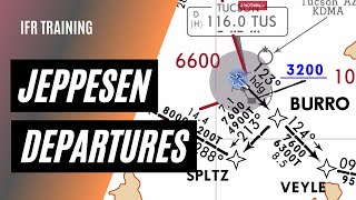 Jeppesen Departure Procedures  How to Fly a SID [upl. by Atinaujnas545]