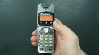 How to reset Panasonic DECT cordless phone PIN [upl. by Eleph]