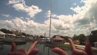 Worlds Tallest SkyCoaster at Fun Spot in Kissimmee Florida USA [upl. by Lienhard]