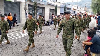 Inauguración del desfile de los colegios 2024 en IBARRA ECUADOR [upl. by Bohun]