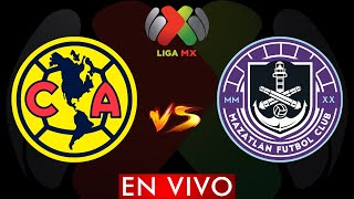 AMERICA VS MAZATLAN EN VIVO  LIGA BBVA MX JORNADA 9 CLAUSURA 2024 ⚽ HORARIO Y DONDE VER EN VIVO [upl. by Vivyan]