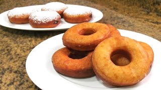 Donas caseras con azúcar y Rellenas [upl. by Berenice]