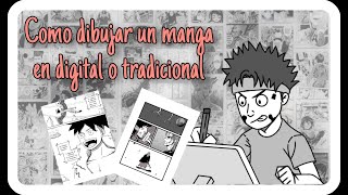 como hacerdibujar un mangacomic en digital y tradicional [upl. by Lars]