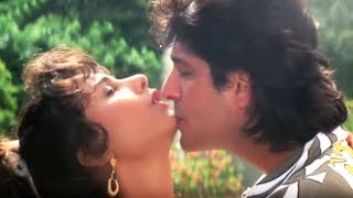 Chunkey Pandey Somy Ali  Kya Aankhen Hai  Alka Yagnik Abhijeet  Teesra Kaun  Romantic Song [upl. by Trebron]