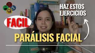 Ejercicios FACILES para la PARALISIS FACIAL Parte 2 [upl. by Ronnholm]