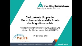 20241119 Video Detko Kessler Harbou Menschenrechte Migrationsrecht Ringvorlesung DysUtopie [upl. by Pattison]