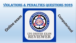 LTO Violations amp Penalties 2023 [upl. by Aelem]