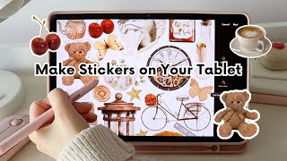 How to Make STICKERS in Samsung Gallery ✏️ Make Free Digital Stickers for Samsung Notes 🤍🧸 [upl. by Burley]