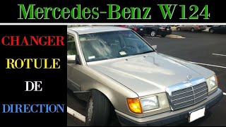 Mercedes Benz W124  Comment changer une rotule de direction cassée Faites le vous même [upl. by Hairej]