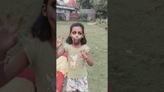 Maa go tomar ashirbad mathay niye ☠️😲 video trending shorts [upl. by Ynahteb]